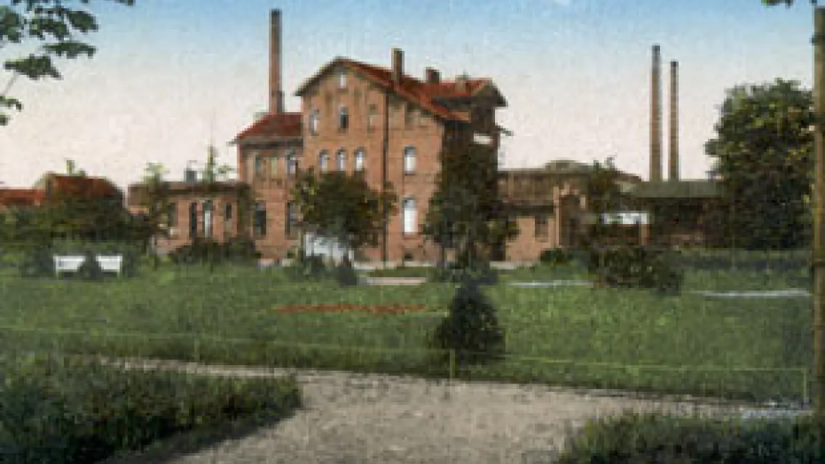 Bahnhofsgebäude des Willicher Bahnhofs