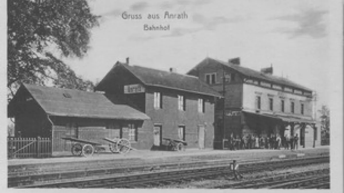 Der alte Anrather Bahnhof