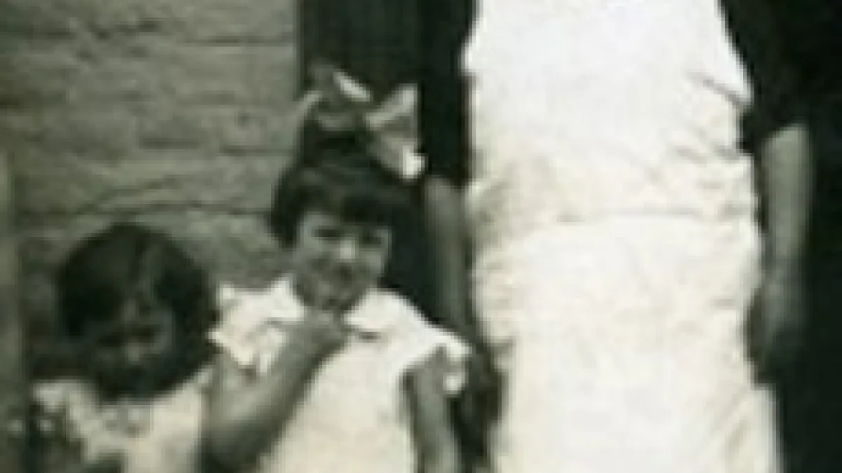 Emmy Cassel mit Anrather Kindern