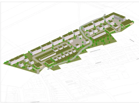 Emissionsarme Siedlung Willich - Variante 1
