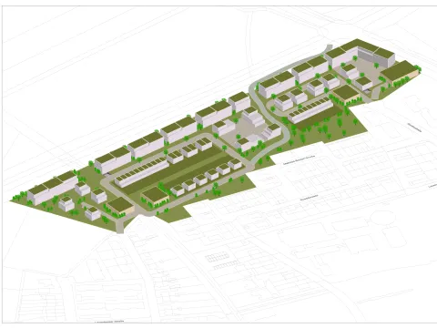Emissionsarme Siedlung Willich - Variante 1