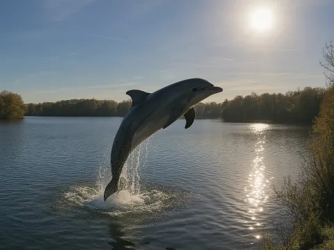 KI-generierte Bilder Delfin Niersseer