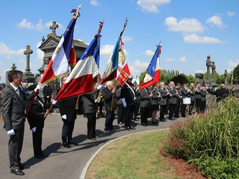 BM und Delegation in Linselles 80 Jahre Kriegsende