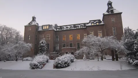 Schloss Neersen im Schnee