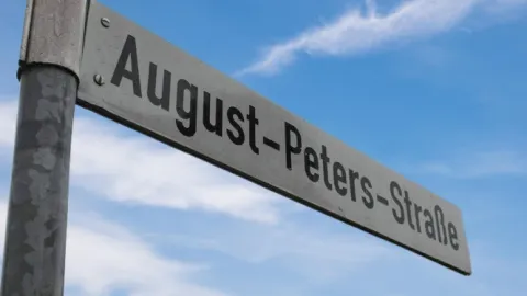 Straßenschild August Peters Straße 