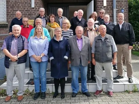 Der komplette, siebte Senionrenbeirat der Stadt Willich im August 2021