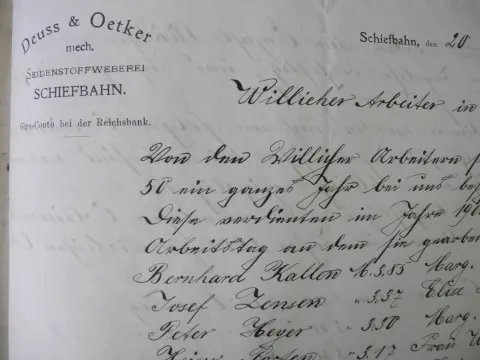Auszug aus einer Akte in Sütterlin-Schrift