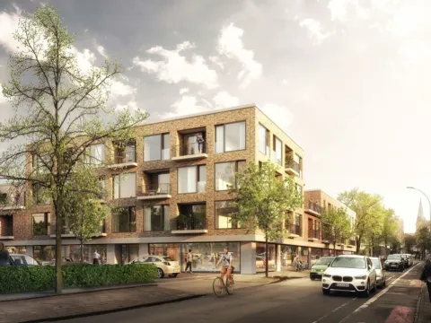 Gebäudefront Eingang Katharinenhöfe