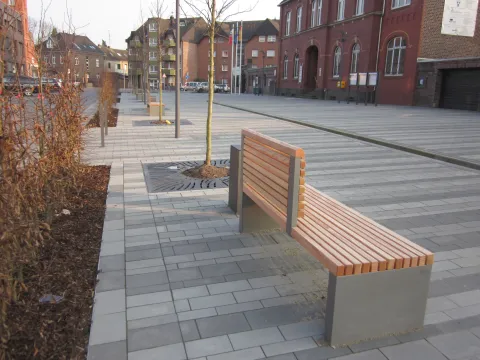 Sitzbank auf dem Kaiserplaz