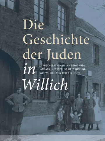 Jüdische Familie vor ihrem Haus in Schiefbahn