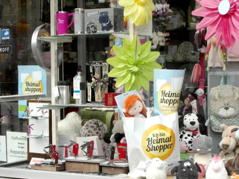 Schaufenster Einzelhandelsgeschäft