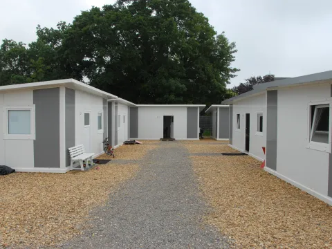 Container Flüchtlingsdorf Moltkestraße 