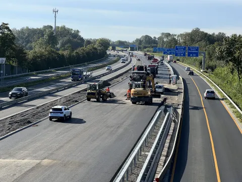 Umbauarbeiten A 44 Kreuz Neersen