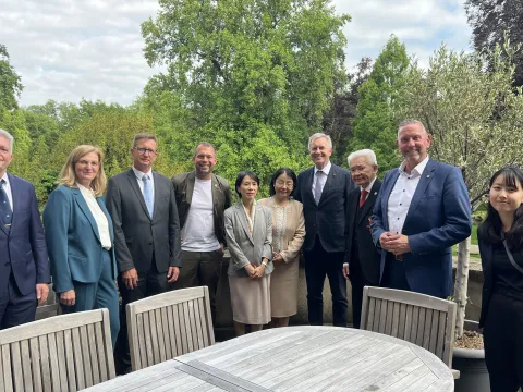 Besuch Ex-Bundespräsident Wulff Schloss Neersen