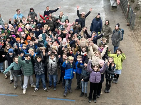 Schulklassen  3 und 4 der Albert Schweitzer Schule