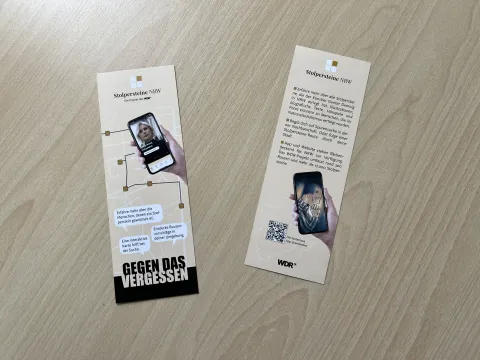 Stolpersteine Infoblatt WDR 
