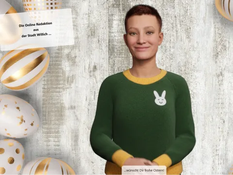 Gebärdensprache-Avatar Livian