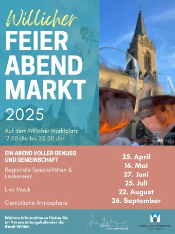 Plakat Feierabendmärkte  2025 