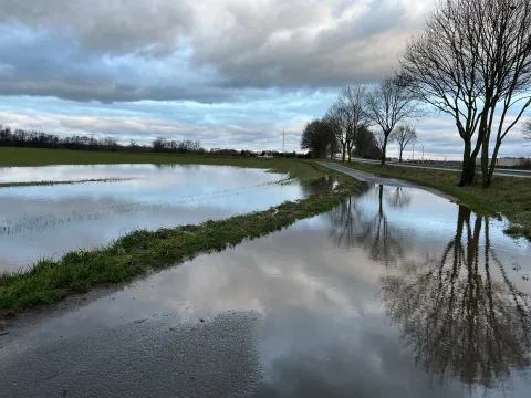 Landunter Clörath nach Starkregen