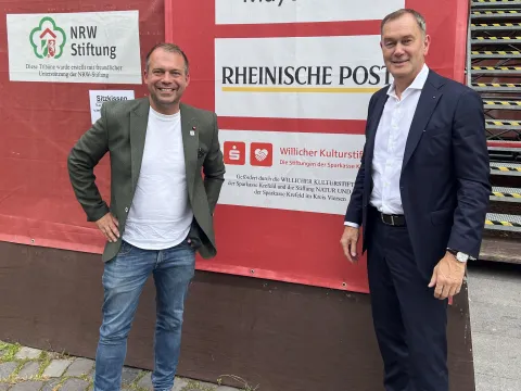 BM und Sparkassenchef Stefan Grundwald 